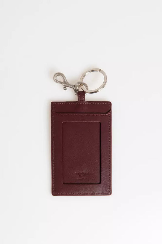 Brown Leather Men Keychain - SEHABRANDS