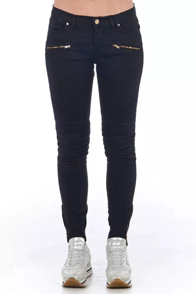 Black Cotton Women's Jean - SEHABRANDS