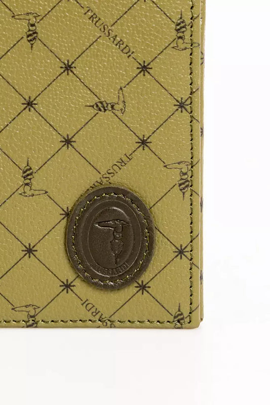 Green Leather Men Wallet - SEHABRANDS