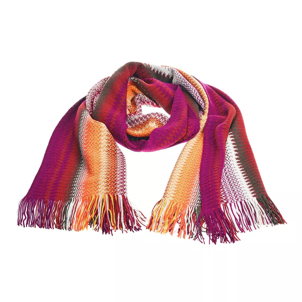 Multicolor Wool Men Scarf - SEHABRANDS