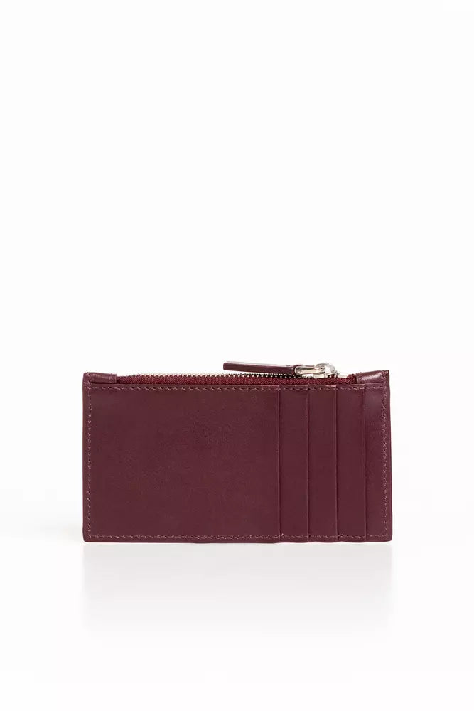 Brown Leather Men Cardholder - SEHABRANDS