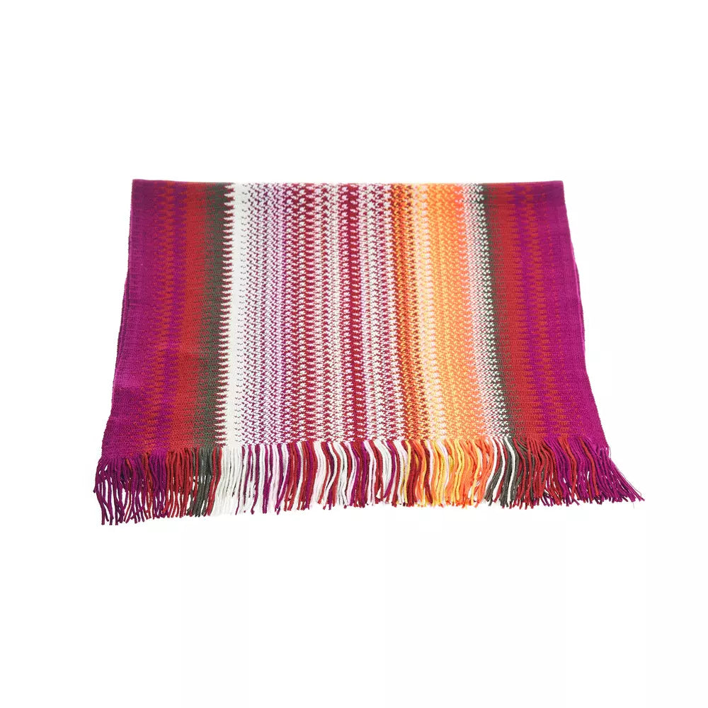 Multicolor Wool Men Scarf - SEHABRANDS