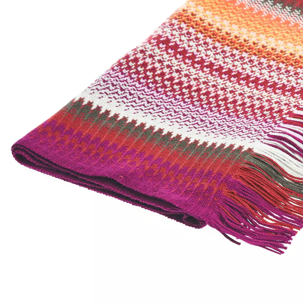 Multicolor Wool Men Scarf - SEHABRANDS