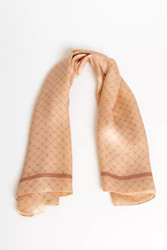 Pink Silk Women Scarf - SEHABRANDS