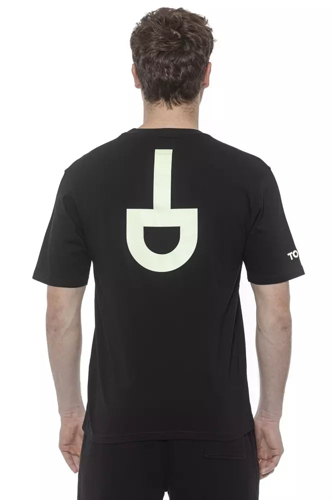 Black Cotton Men T-Shirt - SEHABRANDS