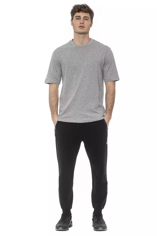 Gray Cotton Men TShirt - SEHABRANDS