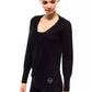 Black Wool Women Sweater - SEHABRANDS