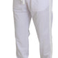 Dolce & Gabbana Elegant White Jogger Pants for Sophisticated Comfort