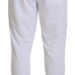 Dolce & Gabbana Elegant White Jogger Pants for Sophisticated Comfort