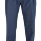 Dolce & Gabbana Elegant Blue Linen-Cotton Blend Trousers