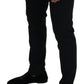 Dolce & Gabbana Elegant Black Wool-Blend Trousers