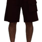 Dolce & Gabbana Elegant Maroon Tailored Shorts