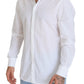 Dolce & Gabbana Elegance Reimagined White Cotton Dress Shirt