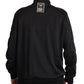 Dolce & Gabbana Elegant Black Full Zip Sweater