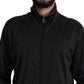 Dolce & Gabbana Elegant Black Full Zip Sweater