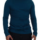 Dolce & Gabbana Elegant Blue Cotton Pullover Sweater