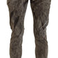 Elegant Grey Corduroy Pants with Modern Twist - SEHABRANDS