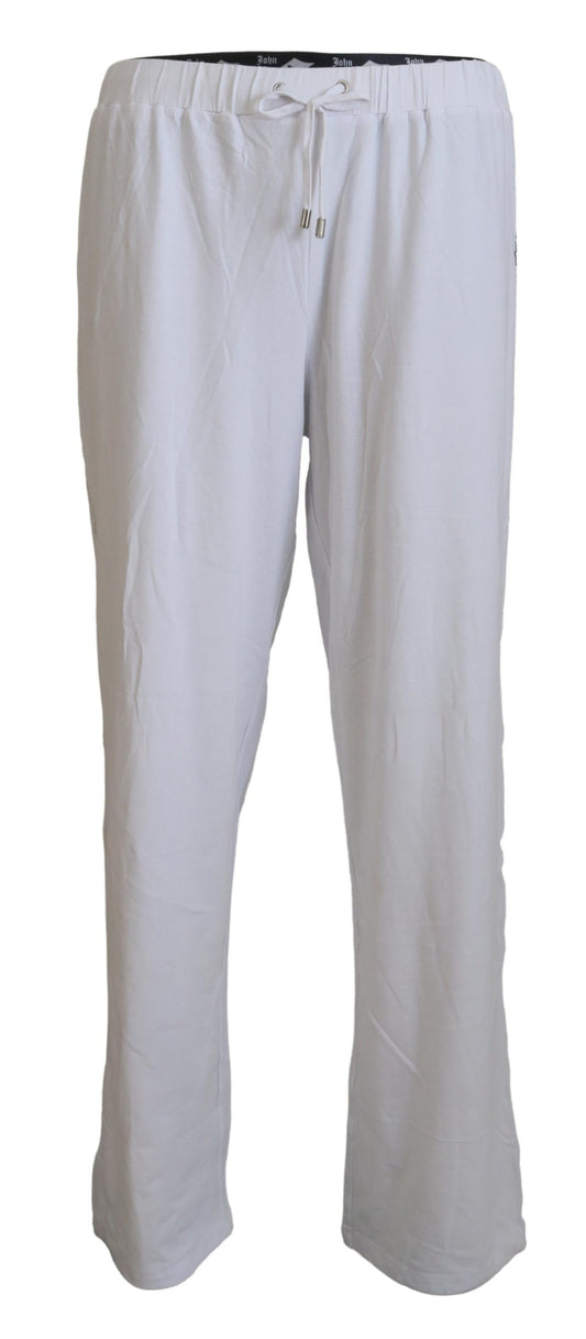 Elegant Wide Leg Cotton Pants - SEHABRANDS