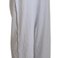 Elegant Wide Leg Cotton Pants - SEHABRANDS