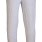 Chic White Jogger Pants - Casual Elegance - SEHABRANDS