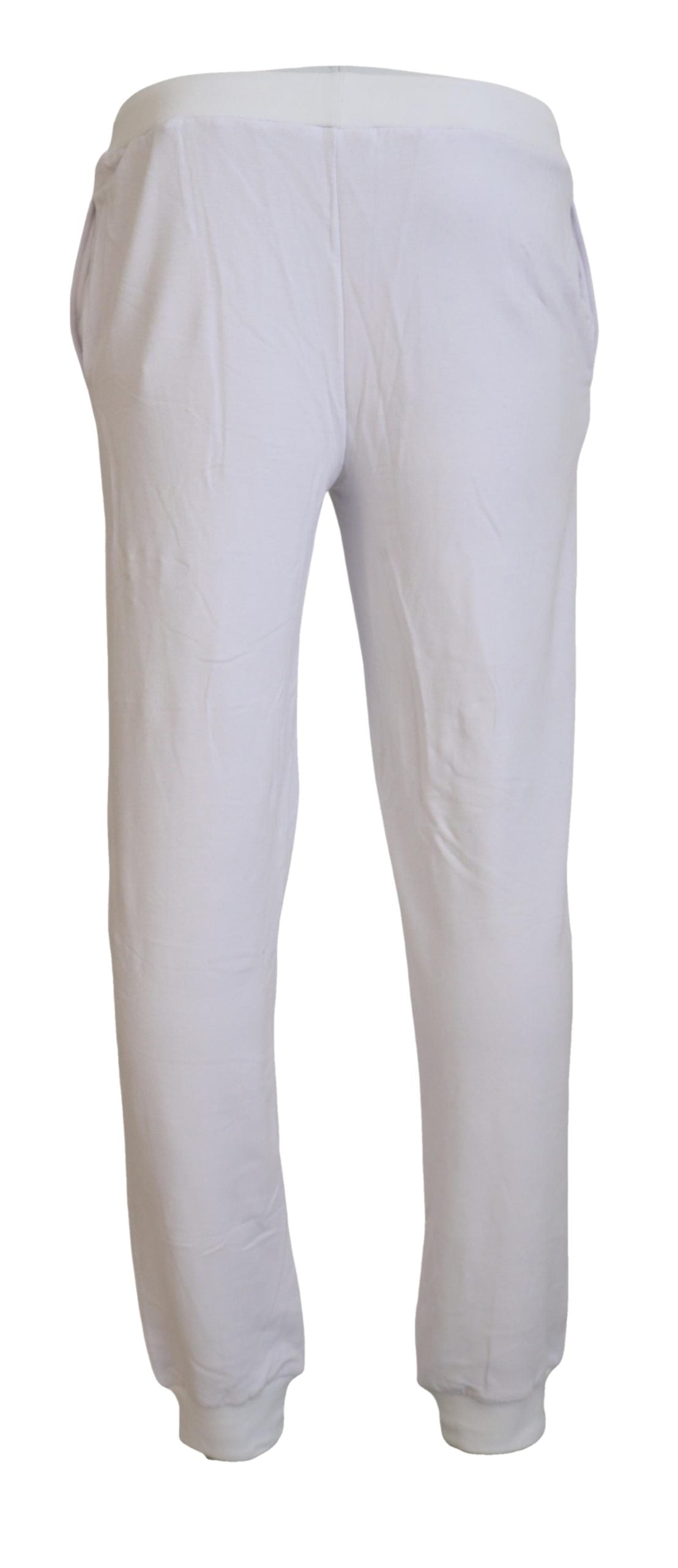 Chic White Jogger Pants - Casual Elegance - SEHABRANDS