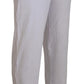 Chic White Jogger Pants - Casual Elegance - SEHABRANDS