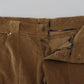 Chic Brown Corduroy Cargo Pants - SEHABRANDS