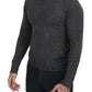 Sleek Gray Crewneck Pullover Sweater - SEHABRANDS