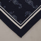 Dolce & Gabbana Elegant Blue Seahorse Silk Men's Scarf