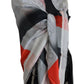 Elegant Checkered Silk Scarf - SEHABRANDS