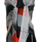 Elegant Checkered Silk Scarf - SEHABRANDS