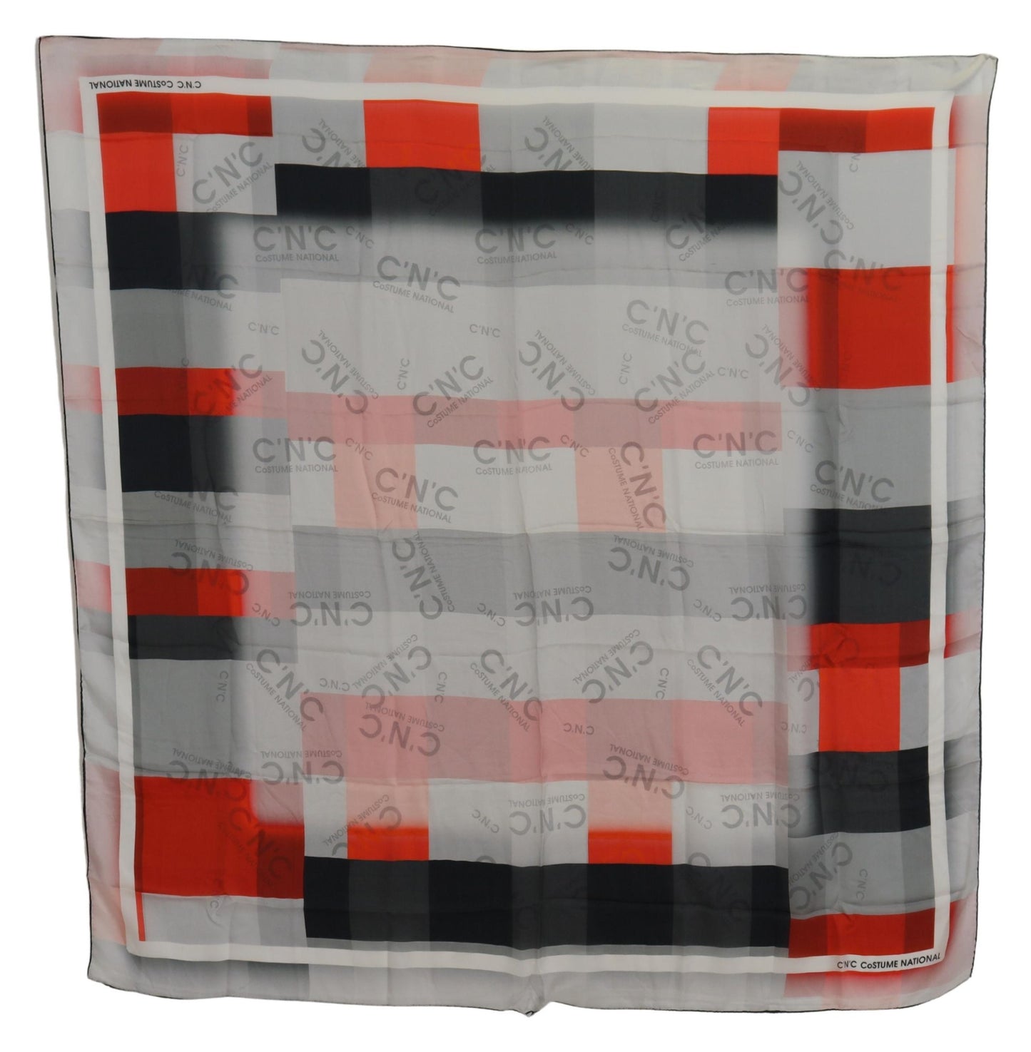 Elegant Checkered Silk Scarf - SEHABRANDS