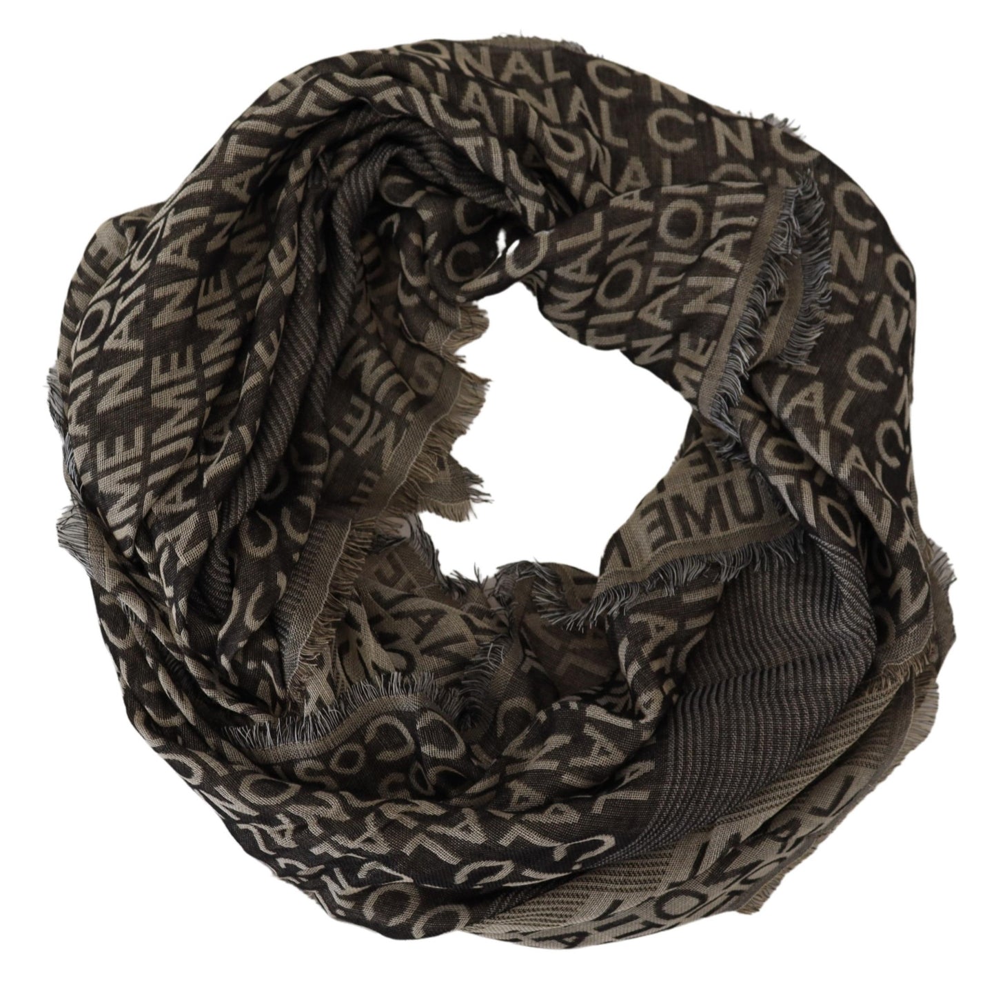 Chic Fringed Viscose-Silk Scarf - SEHABRANDS