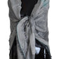 Chic Designer Grey Scarf with Fringes - SEHABRANDS