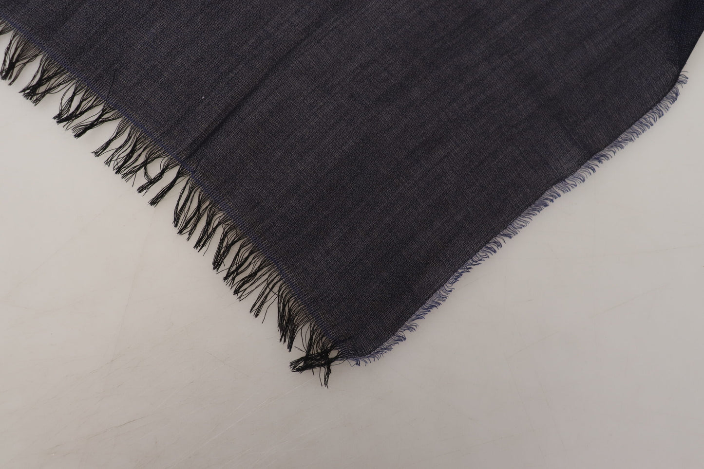 Elegant Fringed Wool Blend Scarf - SEHABRANDS