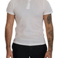 Elegant White Cotton Polo T-Shirt - SEHABRANDS