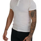 Elegant White Cotton Polo T-Shirt - SEHABRANDS