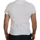 Elegant White Cotton Polo T-Shirt - SEHABRANDS