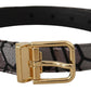 Dolce & Gabbana Multicolor Leather Statement Belt