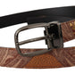 Dolce & Gabbana Multicolor Leather Signature Belt