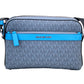 Cooper Small Denim Multi Signature PVC Utility Crossbody Bag - SEHABRANDS