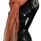 Elegant Orange Linen Shawl Wrap Scarf - SEHABRANDS