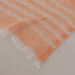 Elegant Orange Linen Shawl Wrap Scarf - SEHABRANDS