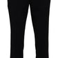 Elegant Black Italian Designer Pants - SEHABRANDS