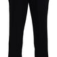 Elegant Black Italian Designer Pants - SEHABRANDS