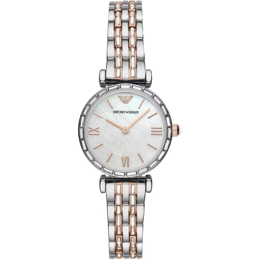 Elegant Silver Dial Stainless Steel Women's Watch - SEHABRANDS