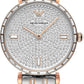 Elegant Two-Tone Crystal Pave Watch - SEHABRANDS