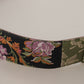 Dolce & Gabbana Elegant Multicolor Canvas-Leather Belt