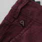 Maroon Skinny Fit Cotton Pants - SEHABRANDS