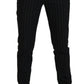 Elegant Striped Viscose Dress Pants for Men - SEHABRANDS